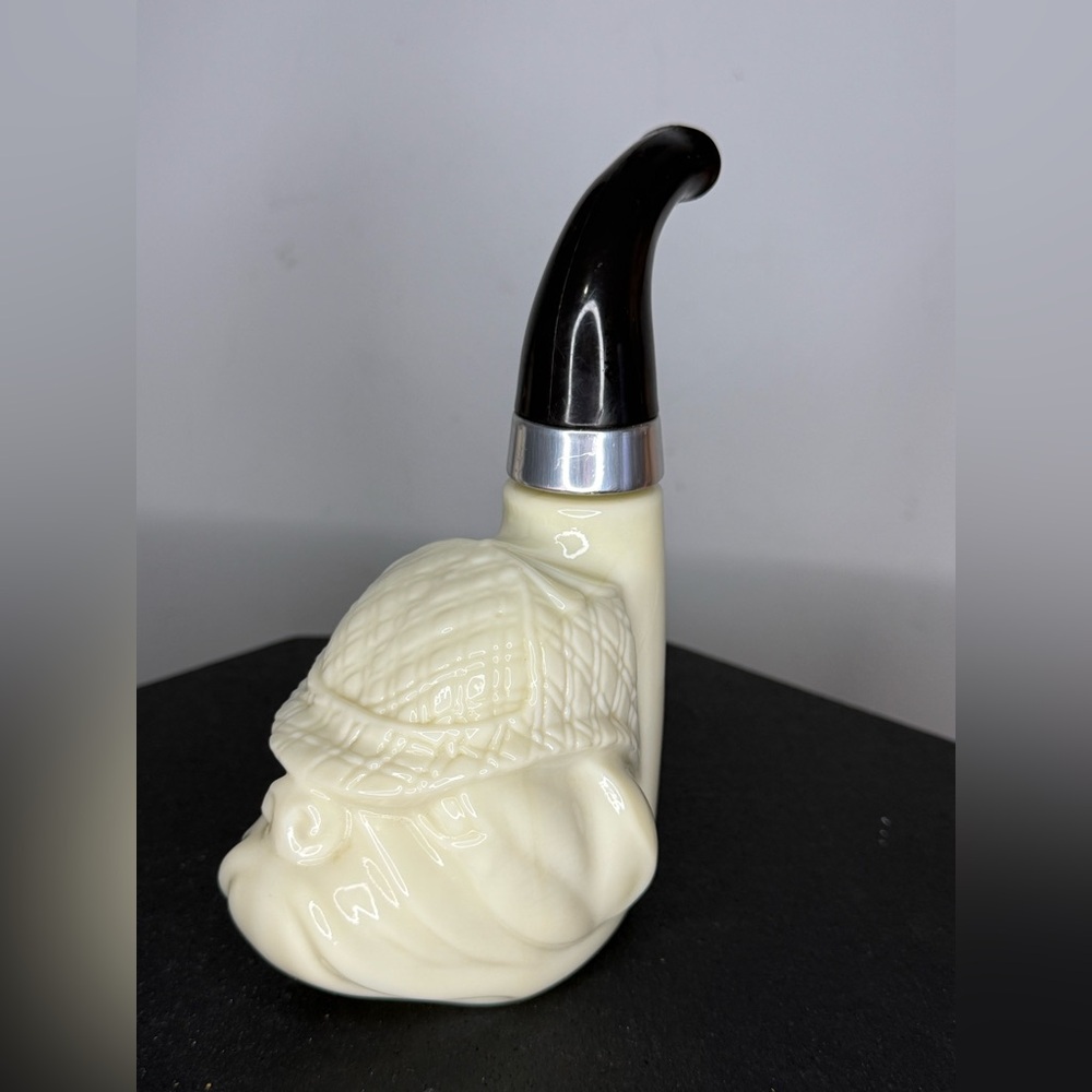 Vintage Avon Milkglass Bulldog bottle